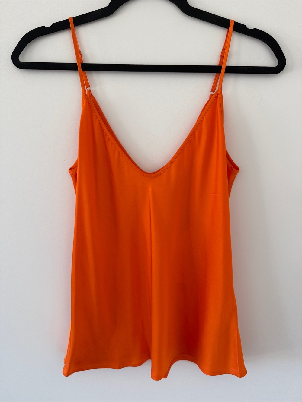 NWT L’Agence Women”s Orange Silk Camisole
